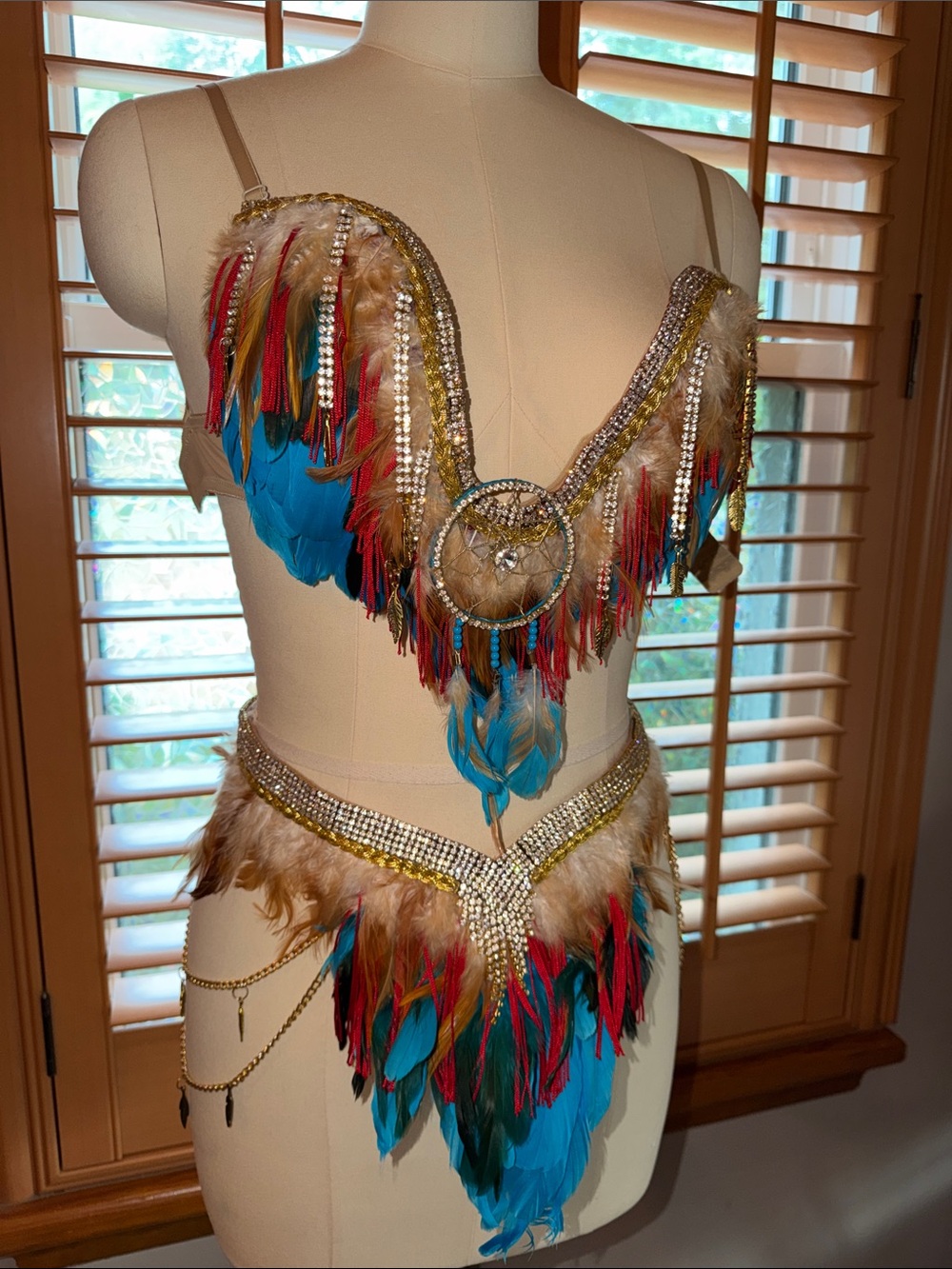 Feather Dreamcatcher Festival Set – Turquoise & Multi-Color